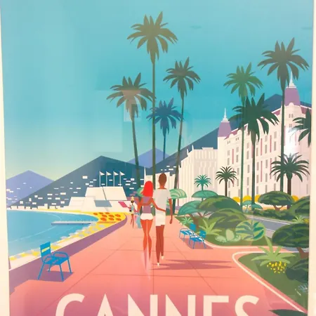 Croisette - 4 Personnes - Vue Appartamento Cannes